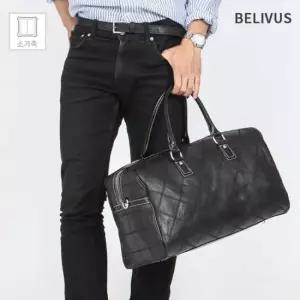 캐리어보조백 폴딩백 브라운 가방 캐리어결합백 캐리어결합백 검정 가죽가방 폴딩백