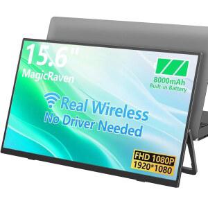 8000MAH 배터리가 있는 무선 캐스팅, 필요 에어플레이 함께 가정 케이블이나 드라이버 모니터, 사용, PC 휴대폰과 작동 휴대용 최대 없음, 노트북 미라캐스트 사무실용, 5시간