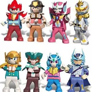 어린이 창의력 개발 입체 조립 블록 완구 캐릭터 피규어 만들기 교육 장난감 두뇌