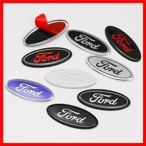 5.8cm 자동차 스티어링 휠 센터 배지 로고 스티커 스티어링 휠 로고 스티커 포드 포커스 3 MK2 피에스타 MK