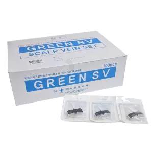 두원메디텍 두원 나비침 22G 그린에스브이100개입