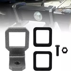 소음기 패드 탄소강 안정제 노툴 설치 2인치 히치 리시버 자전거 랙 트레일러 화물용 래틀 방지 클램프가