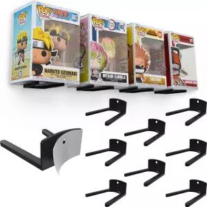 펀코 팝 박스용 모던 JP 접착 디스플레이 선반(8팩) - 디스플레이용 클린 마운트 간편한 설치 박스 안전