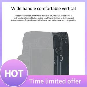 B68A 1 조각 BG-R10 그립 부품 캐논호환 EOS R5 R6 SLR 카메라 수직 촬영 용 검정색