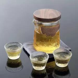 휴대용 내열 유리 찻잔 다기 차 향 음용용품