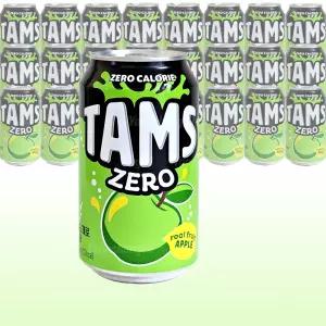 탐스 제로 사과 355ml x 24캔(1박스) 과즙 탄산음료