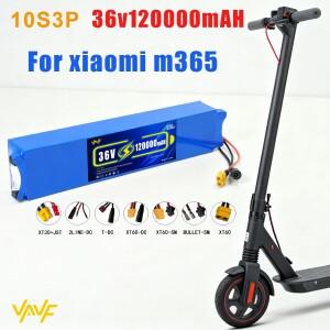 VAVF 10S3P 36V 120Ah 전동 스쿠터 배터리 팩 18650 리튬 이온 M365 250W