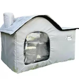 겨울집 겨울 야외 길냥이 하우스 보온 텐트 급식소 길고양이
