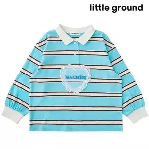 [리틀그라운드8] 테일스쿱(76114-330-03)스트라이프티셔츠/아동여아 긴팔티 데일리 코디 선물 간절기 선물