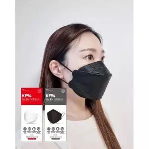 유니세이프 황사방역마스크 KF94 100매 (개별포장) (흰색/검정색) (국산)