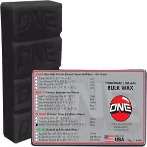 One-Wax F1 여름 슬러시 봄/여름 왁스 750g (1.65파운드) ？ 스노보드/스키/노르딕 - 고성능 흑연 + 실리콘