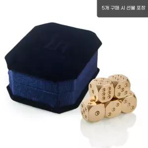 황동 메탈 주사위 세트 8면 금속 보드게임 소품 점술용 정다면체 고급 게임용품