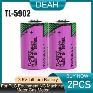 호환상품 TADIRAN TL-5902 3.6V 1/2AA ER14250 LS14250 SL350 PLC 장비 미터 가스 1차 리튬 배터리 2개/묶
