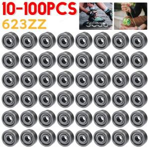 10-100pcs 623ZZ Bearing Miniature Deep Groove Ball Carbon Steel Longboard for Skate 3x10x4mm