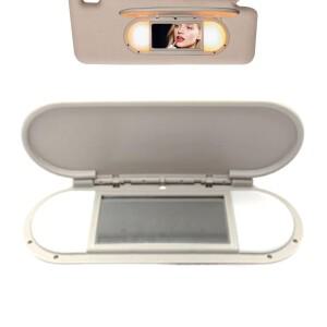 호환상품 자동차 바이저 미러 커버 후면보기 메이크업 교체 액세서리 차량 트럭 왼쪽 오른쪽 측면 매일 통