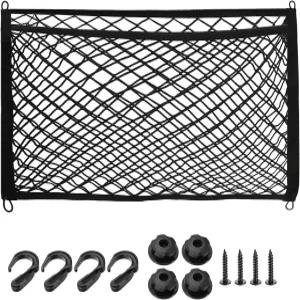 PATIKIL 트럭 화물망 24 x 16인치 폴리에스터 조절식 트렁크 베드 네트 신축성 있는 메쉬 수납 정리함