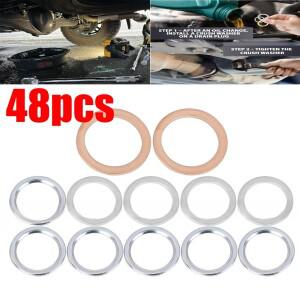 호환상품 12/24PCS 트랜스퍼 및 디퍼렌셜 서비스 가스켓 키트 토요타 렉서스 4러너 랜드 크루저 툰드라 타