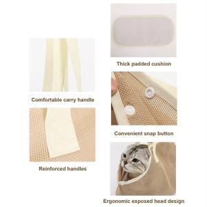 ZZ-강아지 가슴 캐리어 휴대용 애완 동물 퍼스 슬링 접이식  메쉬 소형견 고양이 소프트