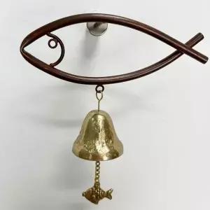 동파이프 물고기 1종 (소) 문종 도어벨 풍경종 (KYR-WC7A311)