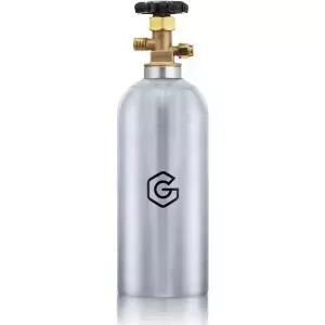 GANCOWISE 5lb 알루미늄 신 CO2 탱크 케게이터 및 생맥주 디스펜서용 CGA 320 밸브가 장착된 DOT 승인
