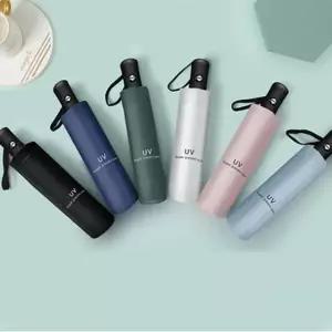 (옵션 핑크)UV차단 3단 자동우산 접이식 양산 우산 양우산