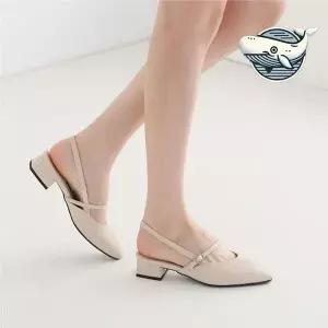 [하프클럽/]여름 슬링백 샌들 스틸레토 편안한 데일리 슈즈