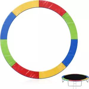 디짐르 트램펄린 교체용 안전 패드 14피트 스프링 보호 커버 원형 EPE 펄 코튼 매트 방수 액세서리 구멍