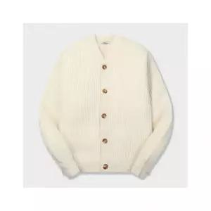 정품발송 본 울 100% HAZZ 가디건 아이보리 BN4FSW840IV 380578