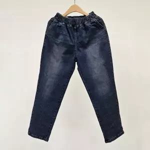 [하프클럽/나야홍]빅사이즈 602 빈티지밴딩데님배기팬츠 DLOT107