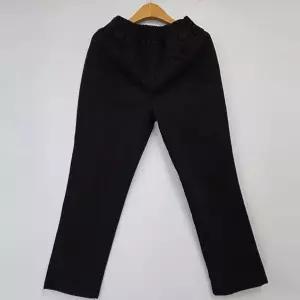 [하프클럽/나야홍]빅사이즈 602 블랙면스판밴딩팬츠 DLOT952