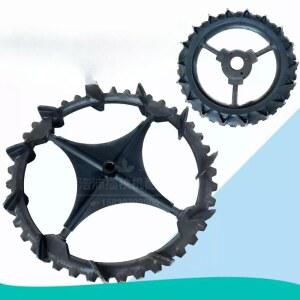 샤크팡 트랙터 농기계 단일 1 호환 바퀴 35CM 경운기 어 인치 관리기바퀴 부품 중장비