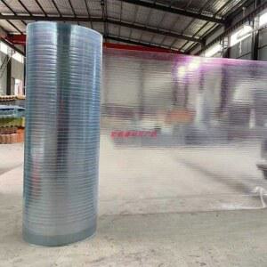 샤크팡 렉산 렉산롤 30M 강판 연파랑 복층 골판 지붕 창고 장마대비 온실 두께 지붕강판