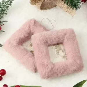 프레임 크리스마스 오너먼트 데코 크리스마스 트리 장식 포토 사각 겨울