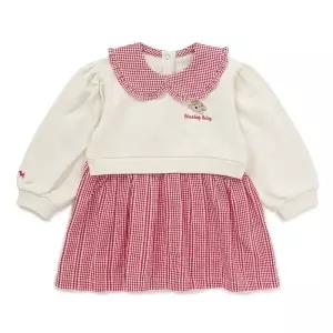 블루독베이비1 (4611433406) 26SS RD)러블리 롱 맨투맨 (롱티셔츠)