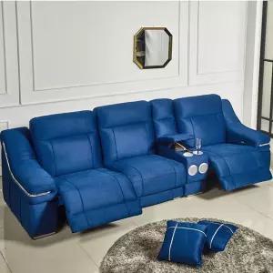 [아도라퍼니처]아도라퍼니처 프리미엄815A 솔라원단 리클라이너 4인 우퍼스피커 컵홀더포함