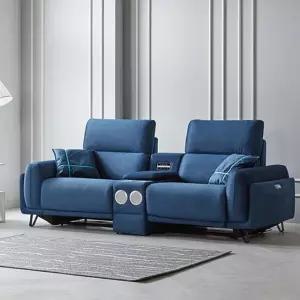 [아도라퍼니처]아도라퍼니처 프리미엄703 솔라원단 리클라이너 3인 우퍼스피커 컵홀더포함