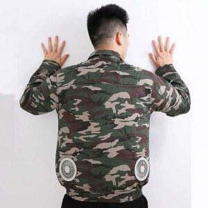 샤크팡 여름작업용 정비복 자켓 아이스 작업용 작업복 여름 선풍기잠바