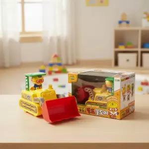 뽀로로 빌드 불도저 중장비 자동차 롤러 크레인 미니카 프릭션기어 공사장놀이 유아 장난감