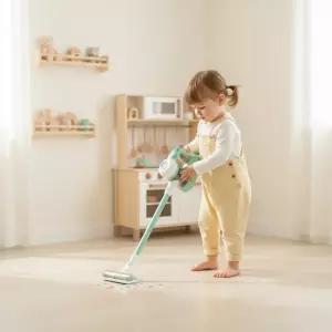 캐스B 리틀맘그린 청소기 장난감 아기 집안일 청소놀이 무선 유아 역할 사운드 엄마 소꿉놀이