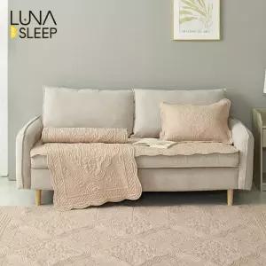 [기타][루나앤슬립][3인용]목화솜 자수퀼팅 통워싱 소파패드 1+1 세트(+멀티매트)_685633