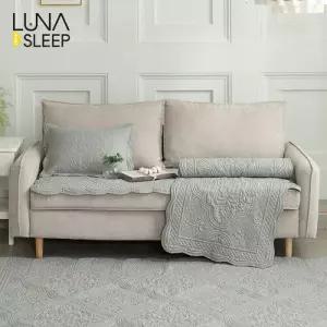 [기타][루나앤슬립][4인용]목화솜 자수퀼팅 통워싱 소파패드 1+1 세트(+멀티매트)_685633