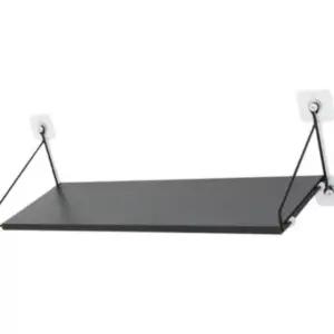 거치대 벽 60cm 선반 와이파이 셋탑박스 공유기 블랙 VWD53C77