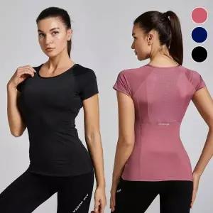 슬림핏 통기성 메쉬 스포츠 상의 운동복 트레이닝웨어