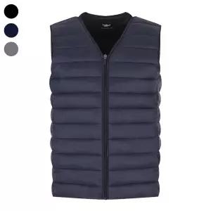 [리빌모아]남자 겨울 따뜻하고 가벼운 경량 패딩조끼 DD-L-VEP-W2DPDVT-702-네이비