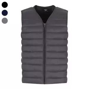 [리빌모아]남자 겨울 따뜻하고 가벼운 경량 패딩조끼 DD-L-VEP-W2DPDVT-702-그레이