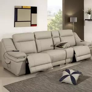 아도라퍼니처 프리미엄815 진동안마 리클라이너 3인 사이즈 우퍼스피커 컵홀더포함