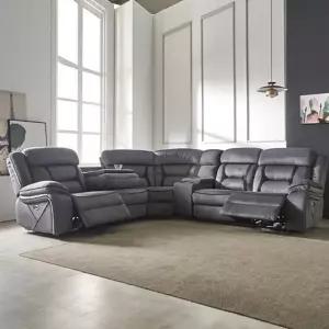 아도라퍼니처 프리미엄701 솔라원단 리클라이너 5인 코너형 소파세트