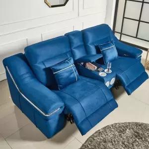 아도라퍼니처 프리미엄815A 솔라원단 리클라이너 3인 우퍼스피커 컵홀더포함