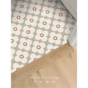 혜윰 현관 엔틱 데코타일 오염방지 필름지 매트 리폼 보닥타일 베란다