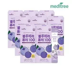 메디트리 미국산 블루베리 퓨레 스틱 100 8박스